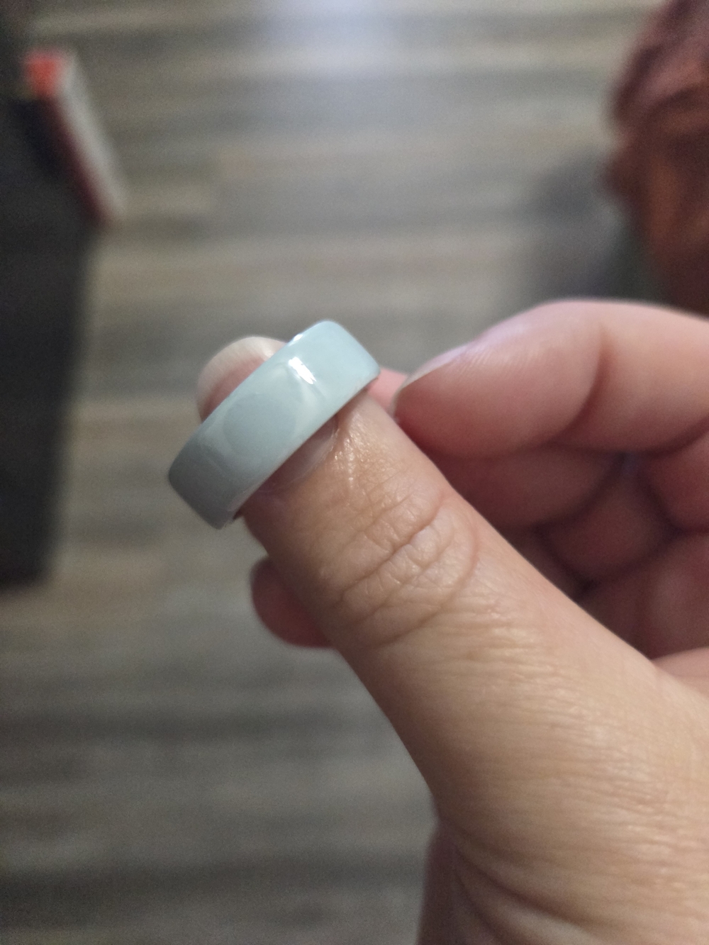 Oura Ceramic Ring in Pale Blue